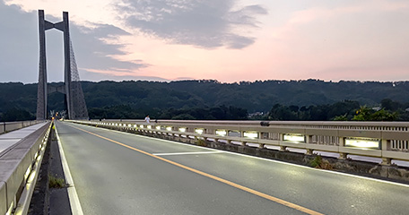 秩父市 秩父公園橋 LED道路照明